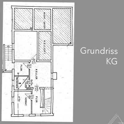 Grundriss beheiztes Kellergeschoss