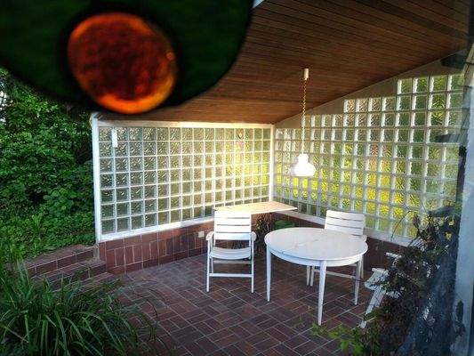 Die sichtgeschützte Terrasse