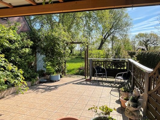 herrliche Sonnenterrasse