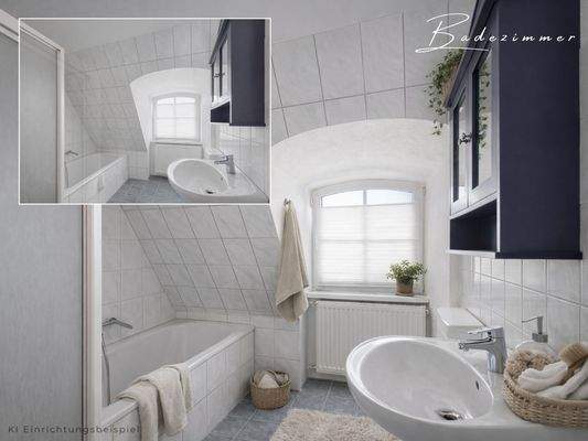Vollbad mit KI Einrichtungsbeispiel