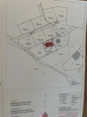 Grundstück plan