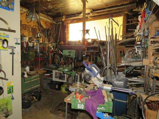 Werkstatt im Nebengebäude