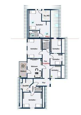 Grundriss DG Beedenbostel