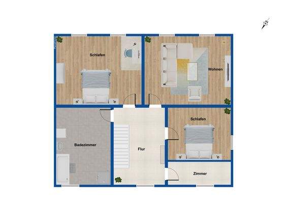 Grundriss Obergeschoss