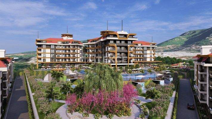 Properties with 5-Star Hotel Concept in Alanya Kestel