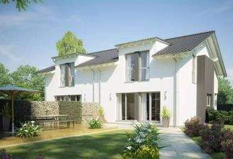 Doppelhaushälfte mit Satteldach