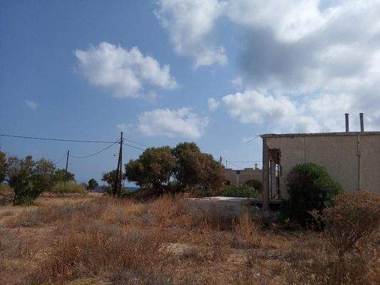 Ein wirklich erstaunliches Grundstück am Meer in Stavros, Chania