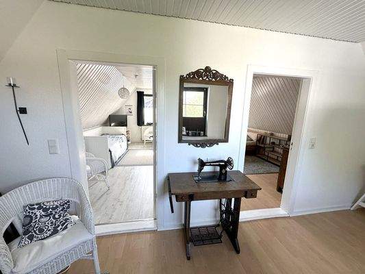 Blick Kinderzimmer Schlafzimmer