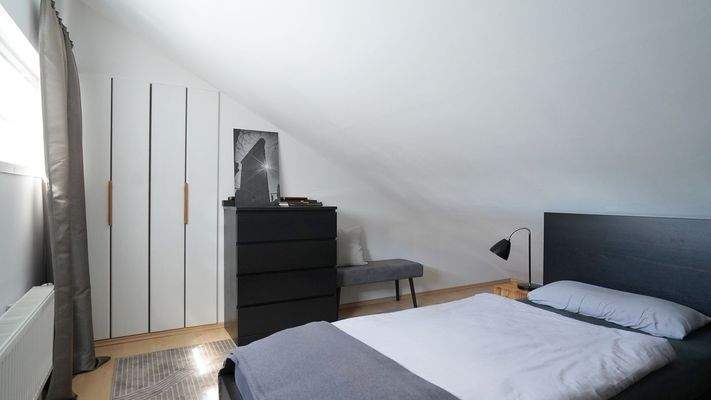 Der ausgebaute Spitzboden bietet viele Möglichkeiten zur Nutzung