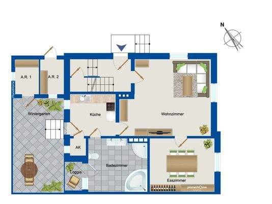 Grundriss Erdgeschoss