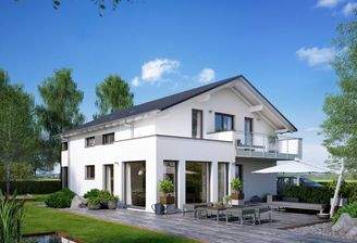 Gestaltungsbeispiel - Traumhaus mit 2 Wohnungen
