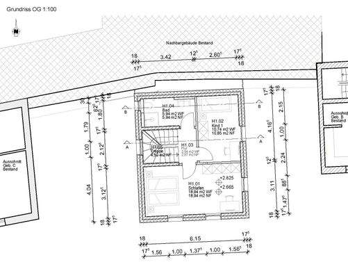 Grundriss Obergeschoss