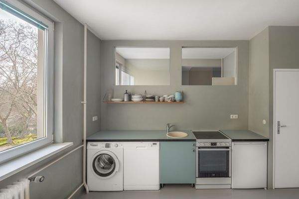 Küche mit Blick auf den Landwehrkanal