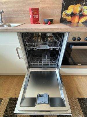 Moderne Küche mit Spülmaschine