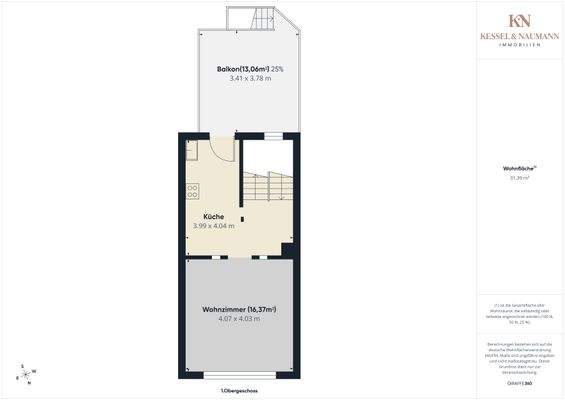 Grundriss 1. Obergeschoss