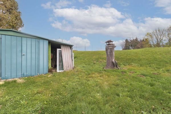 Grundstück hinter dem Haus