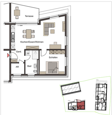 Grundriss Wohnung 15