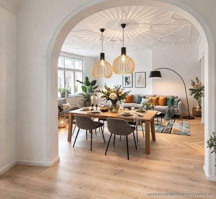 Blick in den Wohnbereich