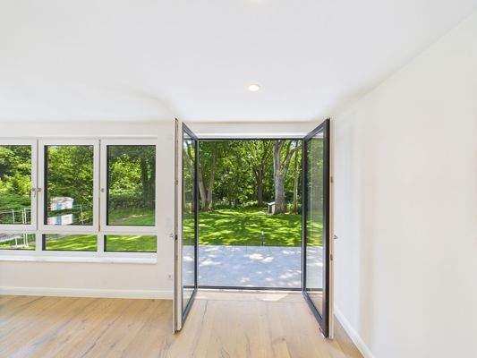 Ausblick aus dem Wohnzimmer