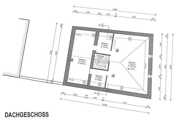 DG - Ausbaupotential, über gr.  Whg OG