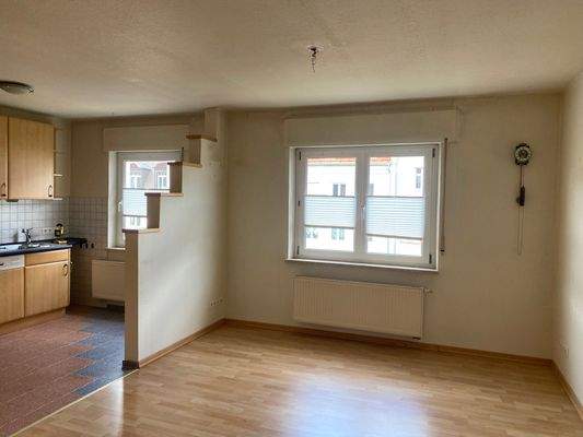 Wohnküche ohne Möbel