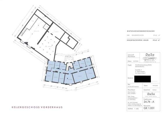 Grundriss Keller - VH