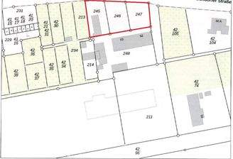 Flurkarte Flurstücke 245-246-247