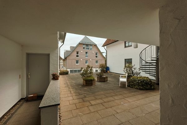 Gemeinsame Terrassenfläche 