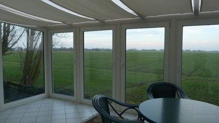 Blick aud dem Wintergarten