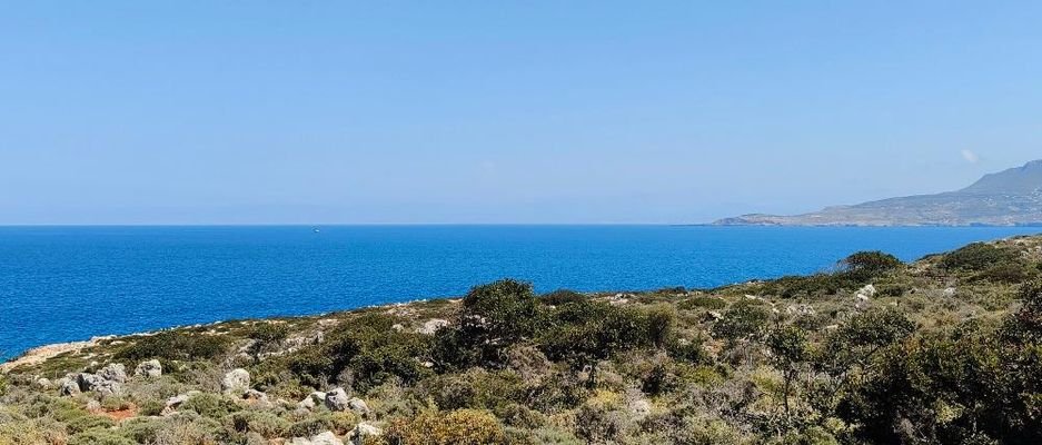 Kreta, Marathi: Riesiges Grundstück direkt am Meer zu verkaufen