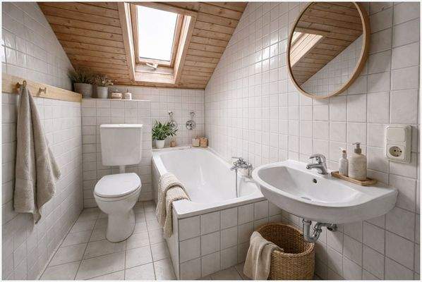 Visualisierung Badezimmer DG