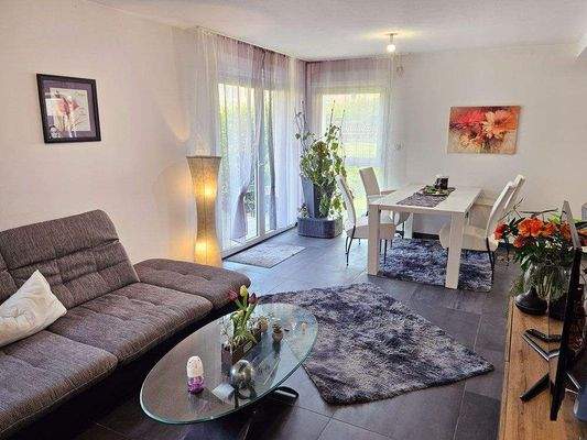 Wohnzimmer Richtung Terrasse