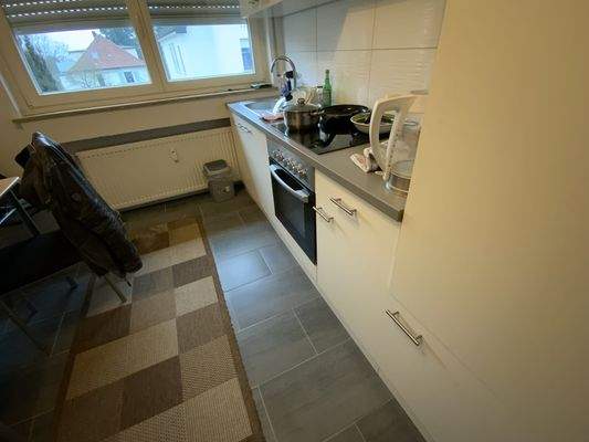 Einbauküche im Obergeschoss ist mit vermietet