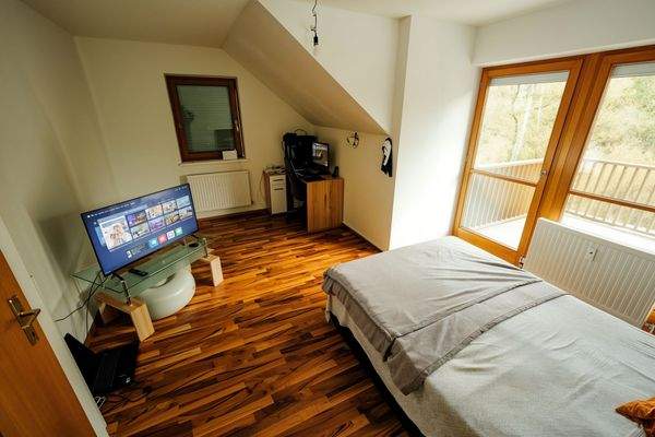 Schlafzimmer mit Terrassenzugang