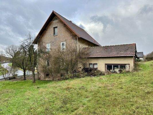 Seitenansicht Garten