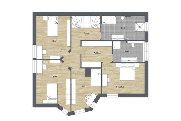 039 - Grundriss Dachgeschoss