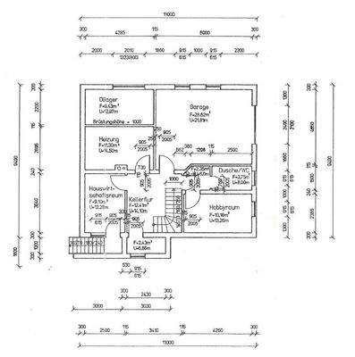 Grundriss Kellergeschoss