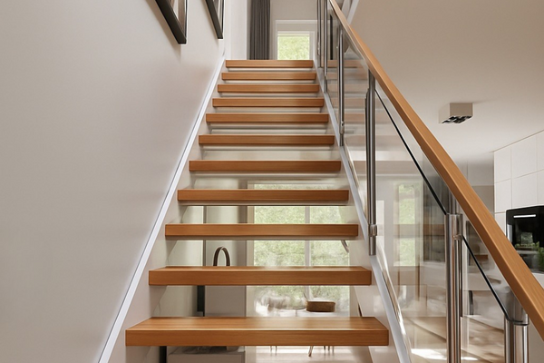 Stilvoller Treppenaufgang