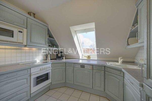 Küche im Obergeschoss/Einliegerwohnung