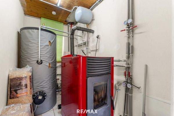 Pelletsheizung und Boiler