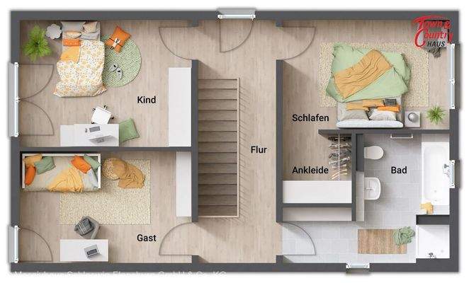 Grundriss Obergeschoss