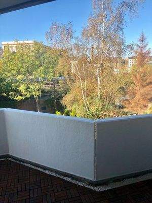 Blick aus dem Balkon