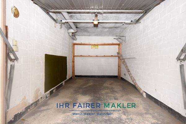 Abschließbare Einzelgarage