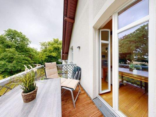 Balkon mit Parkblick