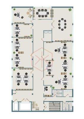 1. Obergeschoss mimt ca. 453 m²