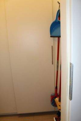 Abstellkammer mit Schrank