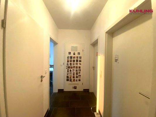 Alle Räume sind aus dem Flur zu erreichen