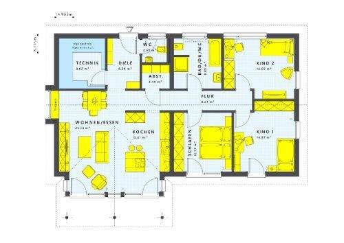 Perfekt durchdachte Raumaufteilung