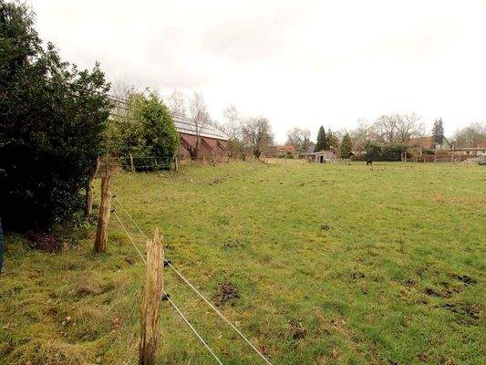 Die Hallenrückseite