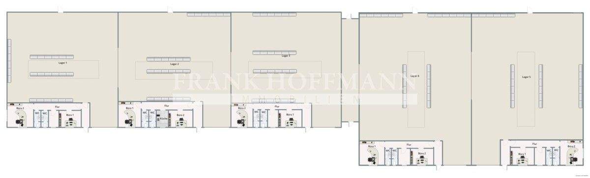 M2261 Grundriss Halle 1-5